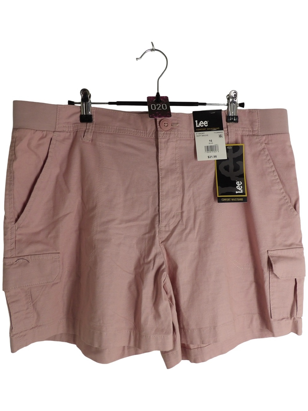 Lee Women's Light Pink Cargo Shorts